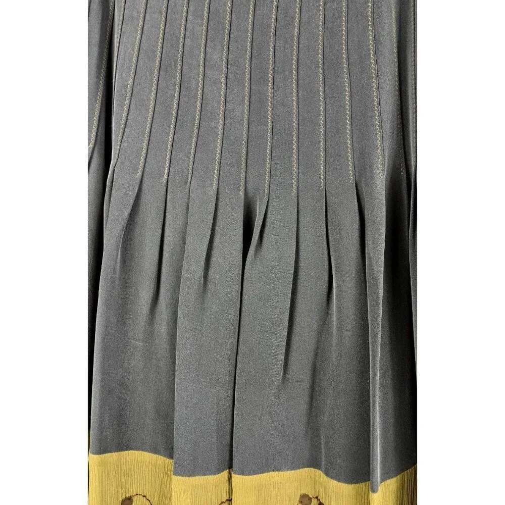 Boho Skirt Silk Tea Length 30